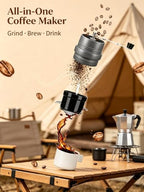 All-in-One Manual Coffee Grinder Brewing Mug - Image 3