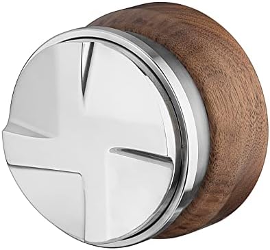 MOJAE 53mm Espresso Distributor, Coffee Distributor, Espresso Distribution Tool, Adjustable Depth Espresso Leveler with Walnut Wood Handle, Fits for 54mm Breville Barista Portafilter - Image 4