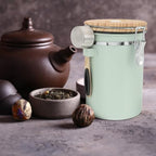 L Stainless Steel Coffee Storage Canister with Scoop and Airtight Lid - Image 6