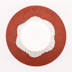 Kofil 1390400505 Fuji Ceramic Coffee Filter Dripper with Dedicated Base and Saucer, Red - Image 7