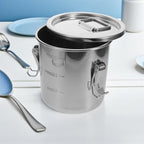 Abaodam 6l Stainless Steel Airtight Food Canister with Locking Clamp Lid - Image 5