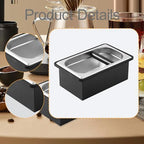 Box Espresso Knock Ground Container Box Accessory Thick Rubber Stainless Steel Build Suitable for, Large - Image 2