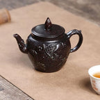Tea Kettle Retro Exquisite Teapot Home Tea Room Red Sand Antique Dragon Palace Lantern Tea Ceramic Tea Infuser - Image 6