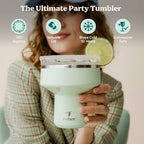 REDUCE Saltini 16oz Margarita Tumbler - Insulated Cocktail Glass with Lid - Image 2