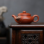 Tea Kettle Creative Red Mud Lotus Antique Teapot Office Tea Table Tea Maker Ceramic Tea Infuser - Image 3