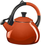 Le Creuset Enamel On Steel Oolong Tea Kettle, 1.6 qt., Flame by Unknown