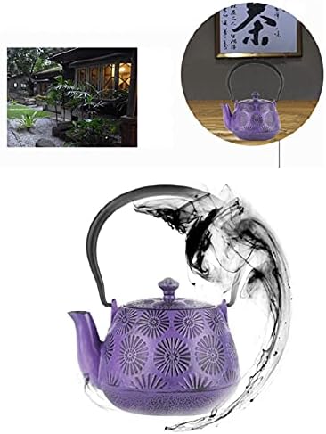 Teapot Cast Iron Tea Kettle Boiling Water Making Tea Pot 800ml Japanese Style Tetsubin Iron Bottle Tea Kettle Tea Maker - Image 6