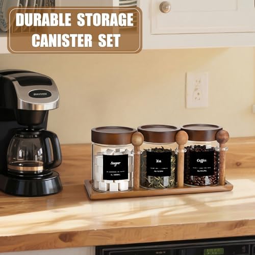 3 Pcs Coffee and Sugar Container Set, 24 oz - Image 6
