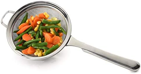 Norpro, 8" KRONA Stainless Steel Double Mesh Strainer, 8", as shown - Image 3