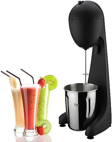 Electric Milkshake Mixer Maker Classic Milkshake Machine 2 Speed Automatic Milk Shake Mixer Stainless Steel Drink Mixer with Mixing Cup Frappe Mixer Protein Shaker for Cafes/Shakes/Bars by hxoity