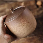 Tea Pots For Loose Tea Chinese Style Ceramic Tea Maker With Side Handle For Making Tea Retro Large Mouth Carbon Stove For Making Tea Tea Infuser Pot - Image 4