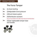 53.00mm Standard Set Jelly-Black Matte AL Handle Coffee Tamper - Image 3