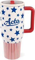 HydroJug Traveler 40oz, Insulated Tumbler with Handle & Straw, Americana by Hydrojug
