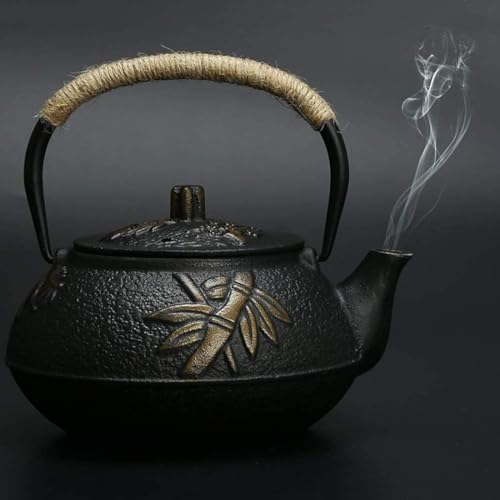 Tea Kettle Tea Kettle Cast Iron Teapot Infuser Strainer Chinese with Stainless Steel Filter Teapots - Image 6