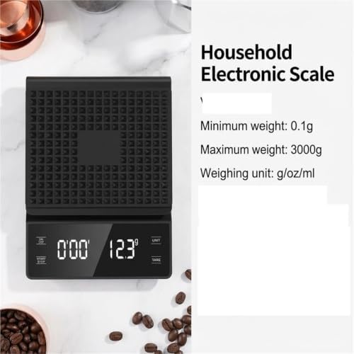 Digital Coffee Scale 3kg/0.1g with Timer, Multifunction Kitchen Scale - Image 3