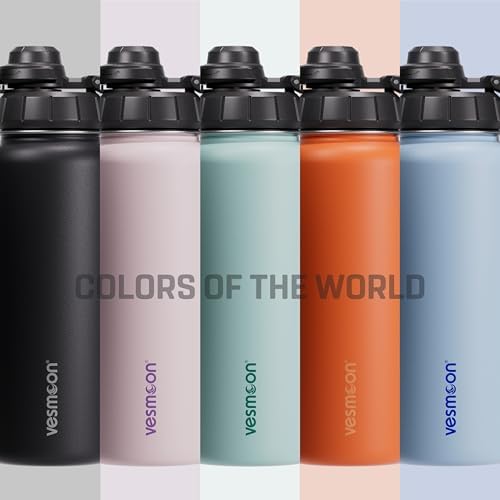 Vesmoon Vessence 32 Oz Stainless Steel Tea Infuser Bottle for Loose Leaf Tea, Water, Herbs, Fruits - Triple Layered Insulated, Leak Proof Bottle with Lid and Clip Handle - 24 Hours Hot/Cold - Image 6