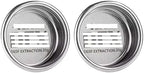 Precise 58.5mm Espresso Coffee Filter Baskets With Espresso Puck Screen Fit 58mm Portafilter Barista Accessories(2pcs 20g Basket) by Unknown