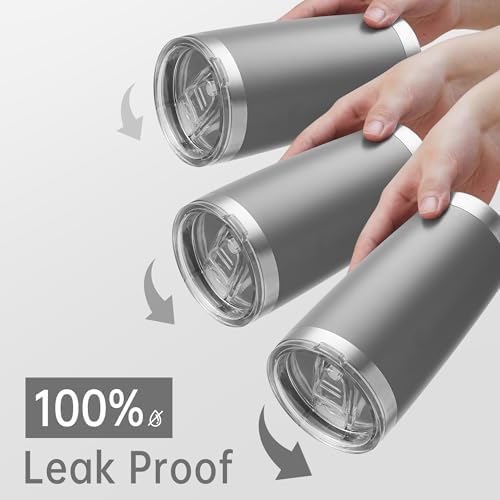 20 oz Tumblers Bulk Stainless Steel Tumbler with Lid, 12 Pack - Image 5