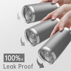 20 oz Tumblers Bulk Stainless Steel Tumbler with Lid, 12 Pack - Image 5