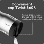 BOBBER - 12 OZ Vacuum Insulated Stainless Steel Portable Travel Coffee Mug With 100% Leakproof Locked Lid (Matte) - Image 4