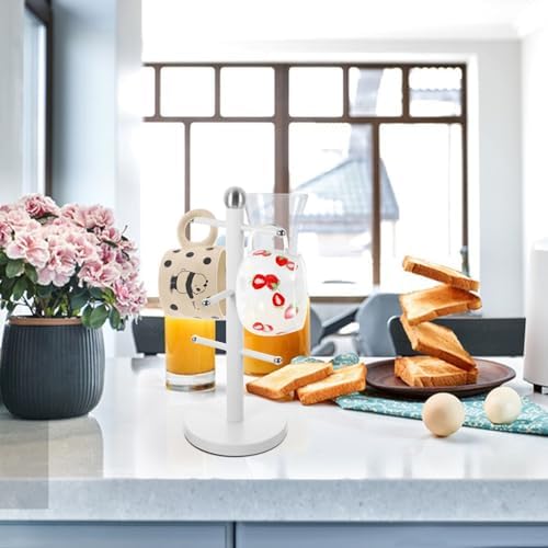 Abaodam White Iron Mug Cup Holder Tree Xmas for Kitchen Countertop - Image 4