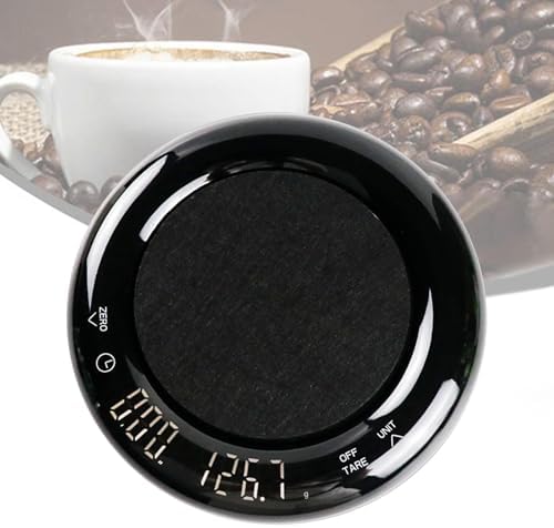 Scale Espresso Scale Digital Scale Kitchen Scale with Timer and LED Display PP Material Compact Rechargeable Design Suitable for Pour Over Brew, Battery - Image 7