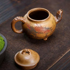 Tea Pots For Loose Tea Household Chinese Teapot Creative Hand-carved Fish Leaping Dragon Gate Teapot Tea Infuser Pot - Image 5