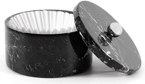 Marble Coffee Filter Holder 6 inch Handmade Black by MARBLERANGE