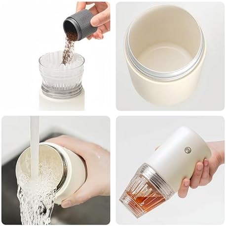 Nuttii Burr Coffee Grinder & Portable Coffee Maker Pour-Over Coffee Dripper - Image 4