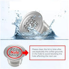 Refillable Coffee Capsule Compatible With Coffee Makers Stainless Steel Coffee Pod Reusable Coffee Filter(1PCS Pod) - Image 5