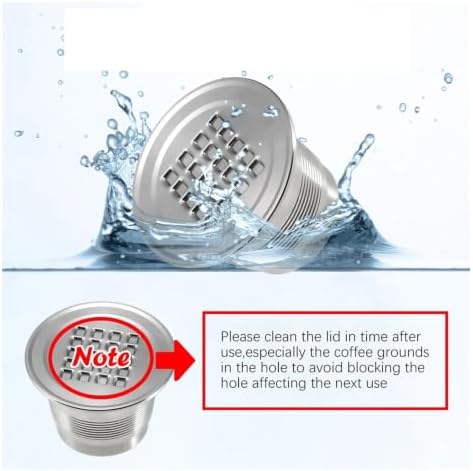 Refillable Coffee Capsule Compatible With Coffee Makers Stainless Steel Coffee Pod Reusable Coffee Filter(1PCS Pod) - Image 5