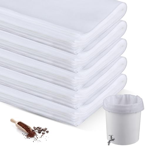 Cinnvoice 100 Pcs 20" x 20" Cold Brew Coffee Filter Bags with Drawstring by QinYee