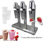 3 Head Electric Milk Shake Machine, 110V 18000RMP Powerful Electric Tea Drink Mix Milkshake Mixer with 3 x 800ml Cup, Milk Frother Mixer for Milk Drink Tea Juice - Image 4