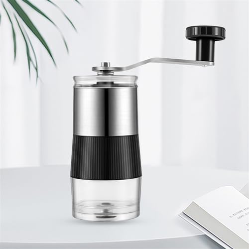 Coffee Grinder Small Coffee Grinder Hand-cranked Coffee Machine Portable Grinder Stainless Steel Grinder Suitable for Home Use Manual Coffee Grinder - Image 4