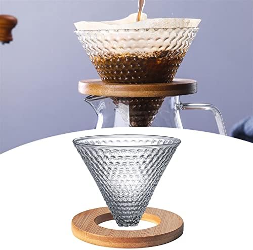 Coffee Filters Pour Over Coffee Dripper Filter Cone 1-2 Cup Reusable Filters Pour Maker Set Ceramic - Image 4