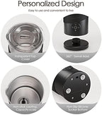 Electric Milk Frother 4-in-1 Hot & Cold Foam Maker 350ml Automatic Milk Warmer for Cappuccino Latte Coffee Hot Chocolate US Plug - Image 4
