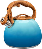 GGC Whistling Tea Kettle for Stove Top, 3.2QT/3L Stainless Steel Tea Kettle by GGCProducts