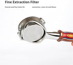 Hollowed Out 58mm Bottomless Portafilter，Compatible For Gaggia，Espresso Machine Barista Accessory(F black wood) - Image 7
