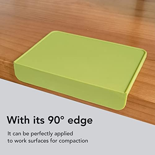 Aramox Wood Coffee Tamper with Silicone Tamper Mat Set Stainless Steel Base Beech Handle Even Pressure Easy Clean for Beginners Home Baristas Prep 8.5 X 6.0 X 0.4in (51mm / 2.01in) - Image 3