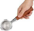 Portafilter Handle for Espresso Machines, Wooden Espresso Filter Holder with 304 Stainless Steel, Reusable Coffee Accessory for Home Barista - Image 3