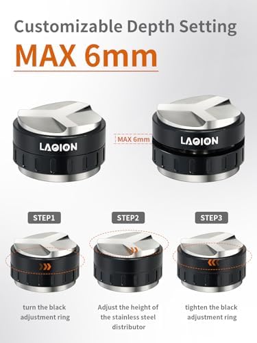 LAOION 53.3mm Coffee Distributor and Tamper, Espresso Machine Accessories - Image 4