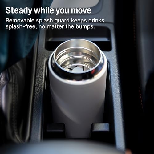 Fellow 12 oz Carter Move Travel Mug - Vacuum-Insulated Stainless Steel Travel Coffee Mug - Coffee Tumbler with Ceramic Interior and Splash Guard - Electric Cobalt - Image 7