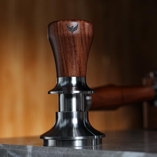 51mm Tamper Tool Espresso Rosewood Spring Loaded 30LB Calibrated Coffee Tamper Compatible With Delonghi, Casabrews, Smeg and more Espresso Machine Accessories - Image 2
