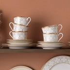 Noritake Trefolio Gold Set of 4 Tea Cup, 7-1/2 oz. - Image 4