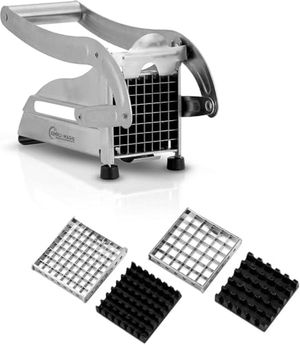 Simpli-Magic Lightweight French Fry Cutter, Stainless Steel by Simpli-Magic