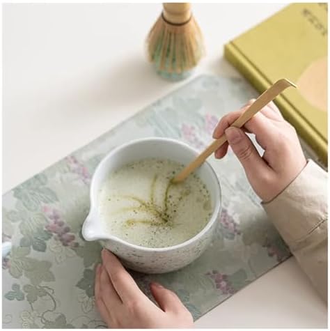 6PCS Matcha Bowl Set Diancha Tools Tea Ceremony Accessories Ceramic Whisk Kit(Blue) - Image 2