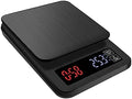 Electronic Coffee Scale with Timer 5kg Black Digital Kitchen Scale by COLLBATH