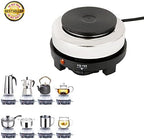Mini Electric Stovetop for Espresso Maker Moka Pot Tea Pot & Cooking Stove for Camping, Dorm, RV - Image 2