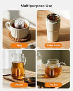 2 Pack Tea Infuser & Tea Scoop Set, 2-in-1 Loose Leaf Tea Brewing Kit, Extra Fine Mesh Stainless Steel Tea Strainer with Rotating Scoop Design, Easy Fill Reusable Tea Steeper for Tea, Spices & Herbs - Image 6