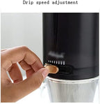 JITEM Cafetera Glass Ice Cold Dripper Coffee and Tea Maker Dripper Coffee Brewer Maker with Adjustable Water Flow Stainless Steel Filter for Coffee or Tea - Image 5